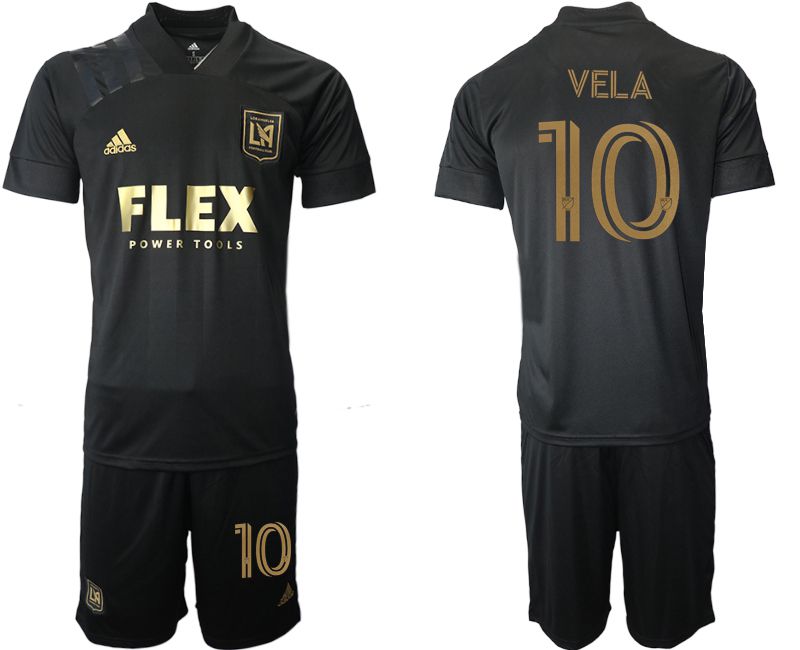 Men 2021-2022 Club Los Angeles FC home black #10 Adidas Soccer Jersey